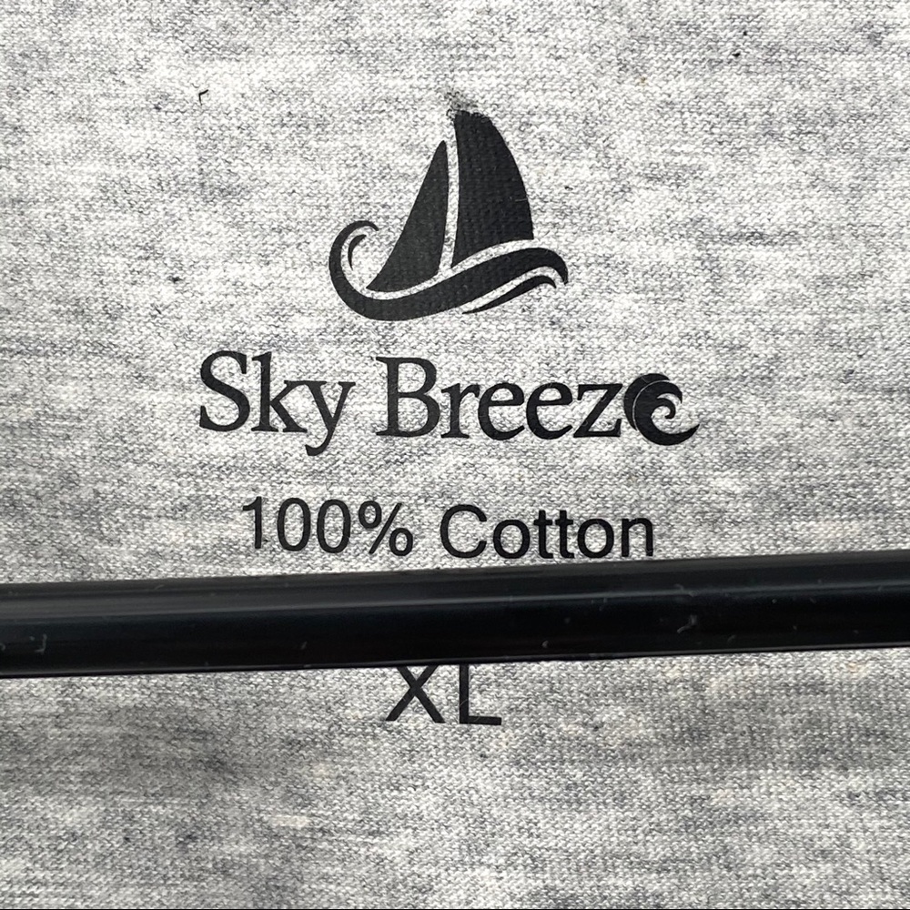 Sky Breeze Men's Waikiki Beach Tee Shirt Gray XL - Picture 4 of 6